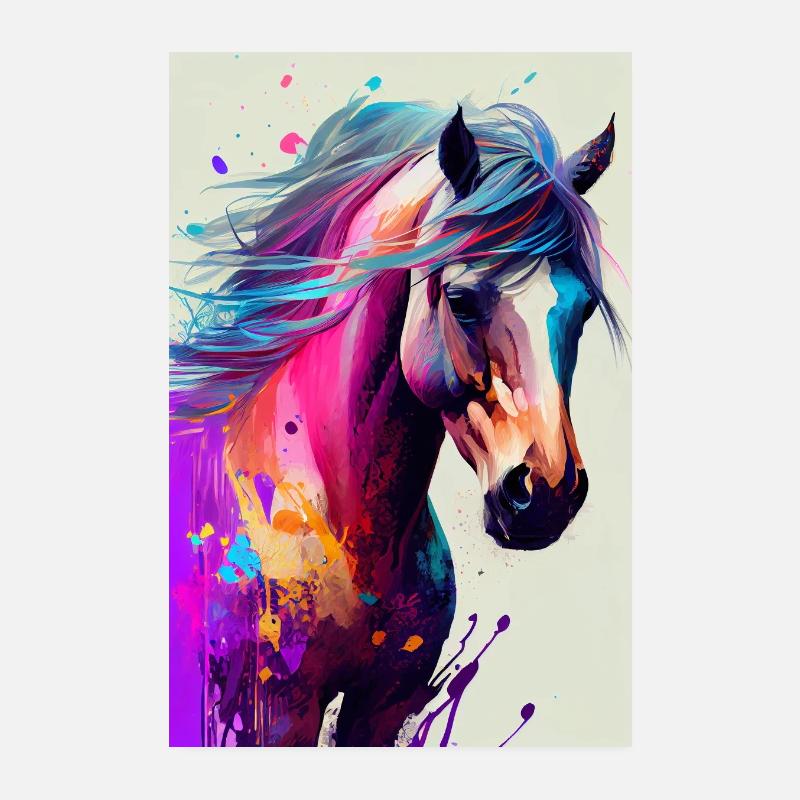 Equitation Equitation Equitation Saut d’obstacles Poster 20 x 30 cm