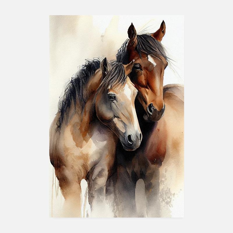 Equitation Equitation Equitation Saut d’obstacles Poster 20 x 30 cm