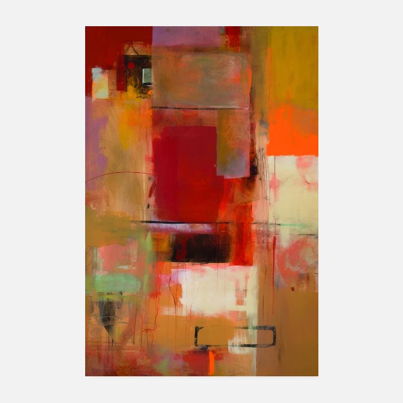 Mark Rothko Art Abstract Boho Deco Painting Poster 8" x 12" (20x30 cm)