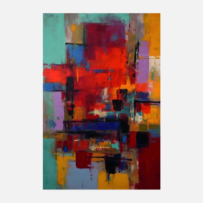 Mark Rothko Farbverlauf Kunst Modern Boho Design Poster 20x30 cm