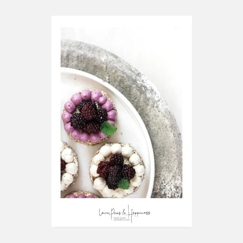 Brombeertörtchen | Variante 01 Poster 20x30 cm