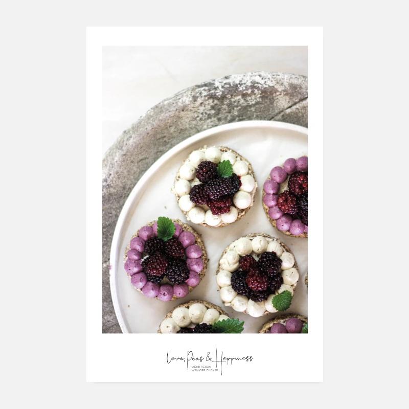 Brombeertörtchen | Variante 02 Poster 20x30 cm