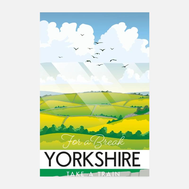 Yorkshire: Machen Sie eine Pause Poster 20x30 cm