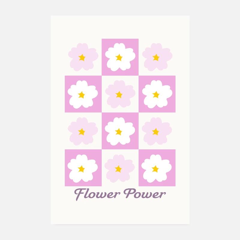 Flower power Poster 8" x 12" (20x30 cm)