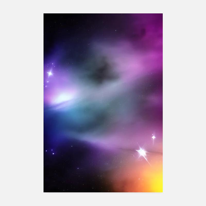 Galaxy Image Poster 8" x 12" (20x30 cm)