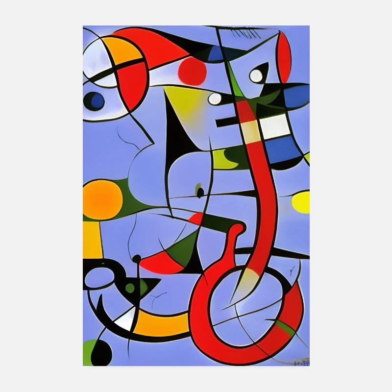 Abstrakte Kunst Poster 20x30 cm