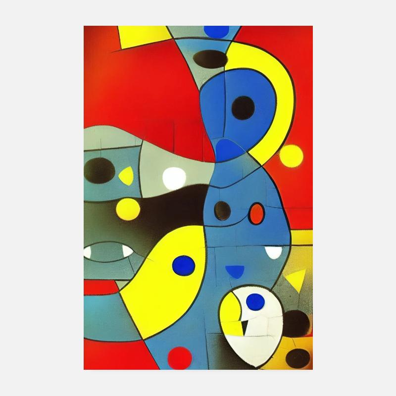 Abstract art Poster 8" x 12" (20x30 cm)