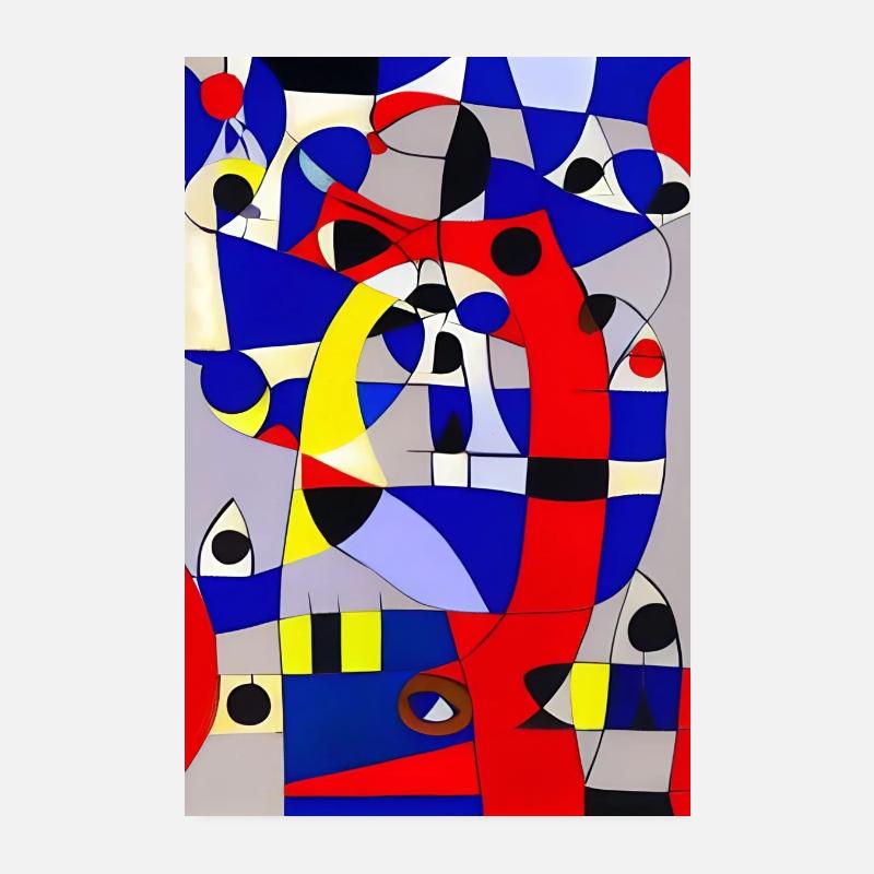 Abstrakte Kunst Poster 20x30 cm