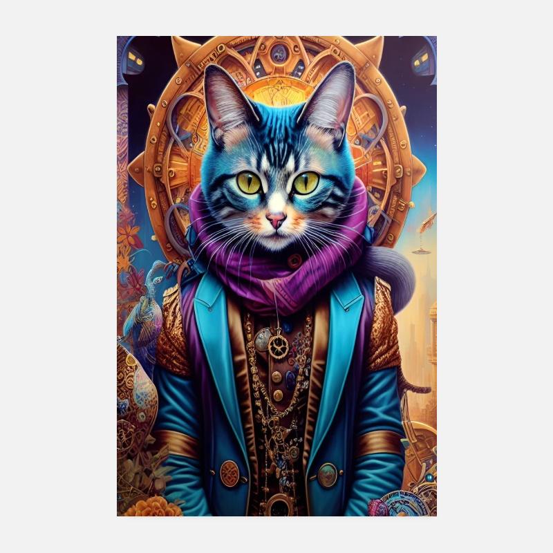 Master cat Poster 20 x 30 cm