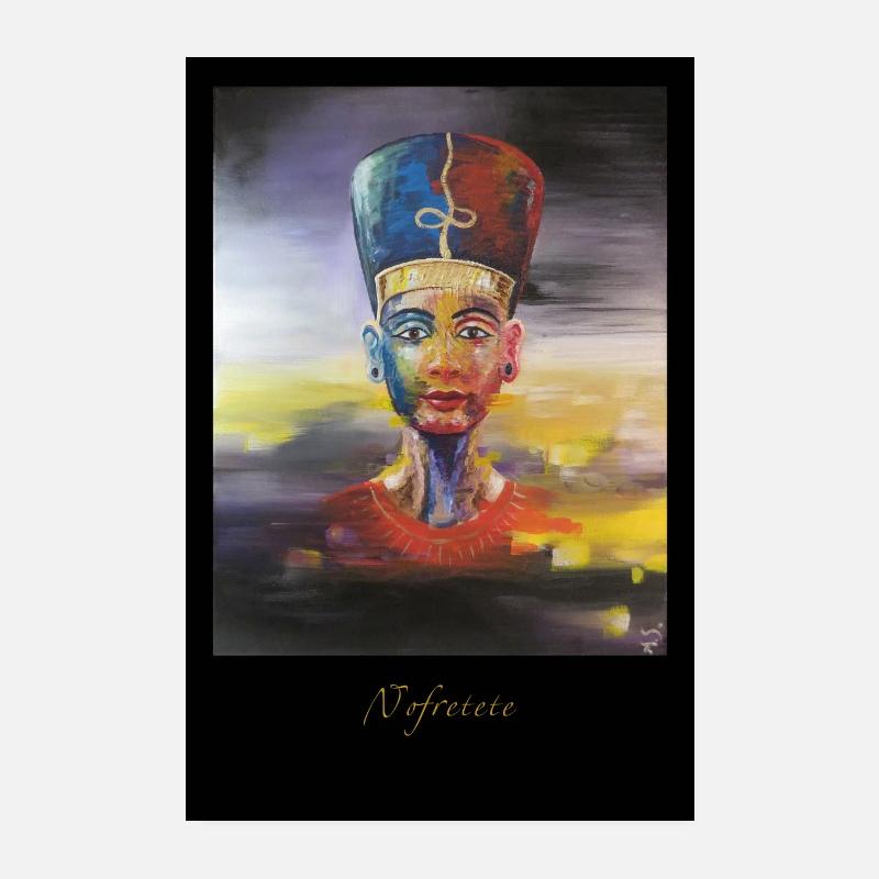 ART I Nefertiti Poster 8" x 12" (20x30 cm)