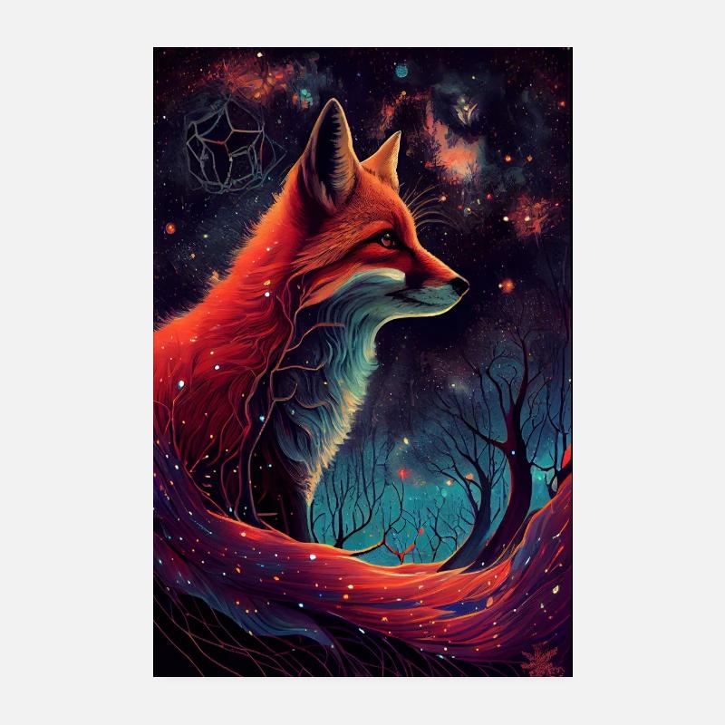 Fuchs Galaxy Nature Poster 20 x 30 cm