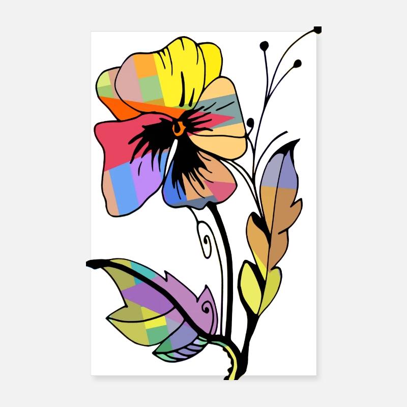 Fleur Poster 20 x 30 cm