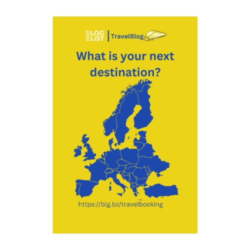 TravelBlog Europe Map (Next Destination) - Poster 8 x 12 (20x30 cm)