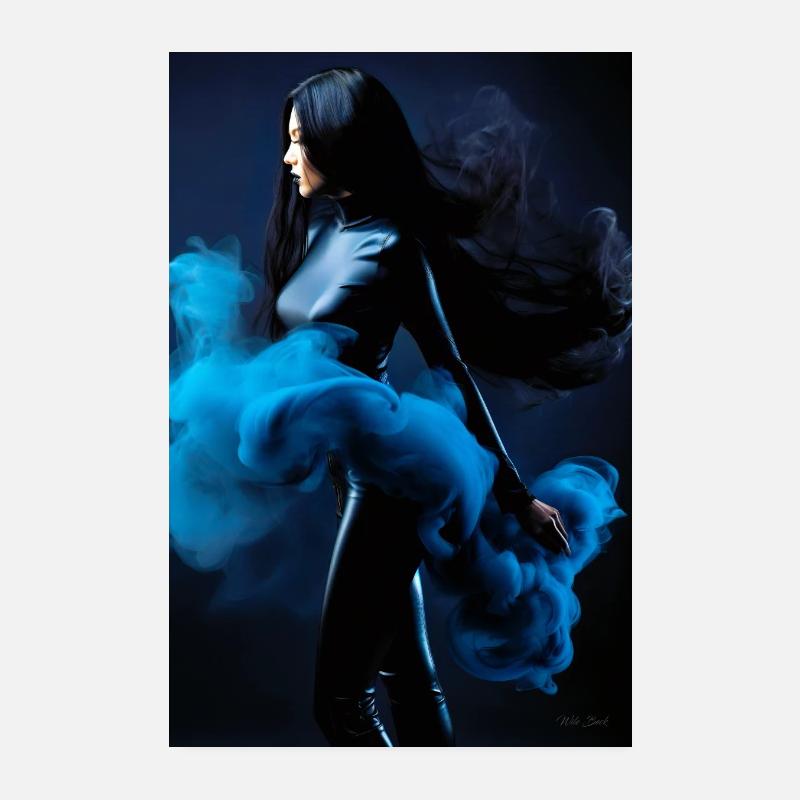 Blaue Schönheit 2 Poster 20x30 cm