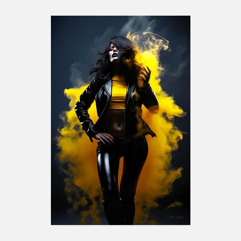 Beauté jaune 1 Poster 20 x 30 cm
