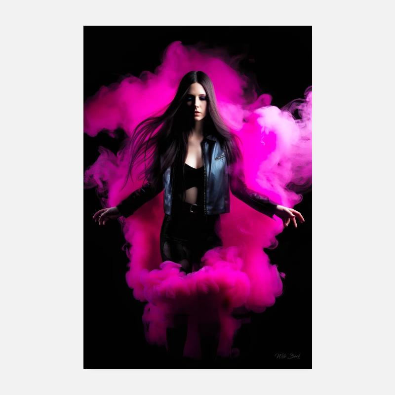 Beauté Magenta 1 Poster 20 x 30 cm
