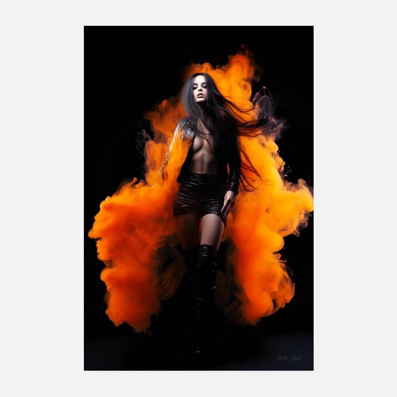 Orange Beauté 2 Poster 20 x 30 cm