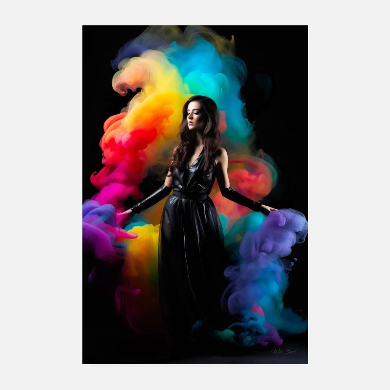 Beauté arc-en-ciel 2 Poster 20 x 30 cm