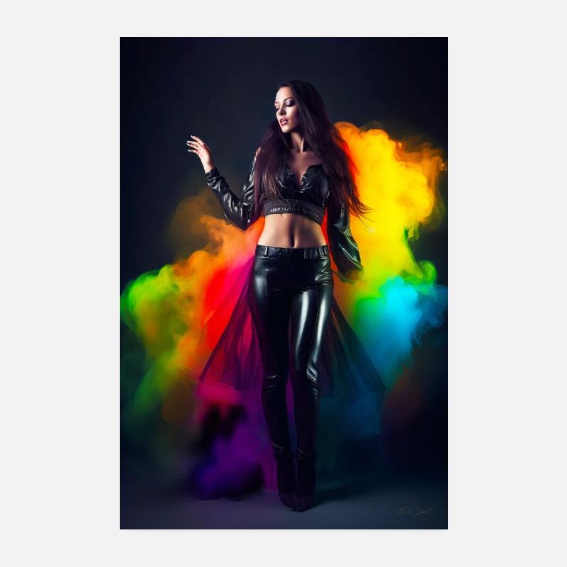 Beauté arc-en-ciel 1 Poster 20 x 30 cm