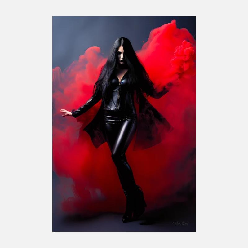 Red Beauty 2 Poster 8" x 12" (20x30 cm)
