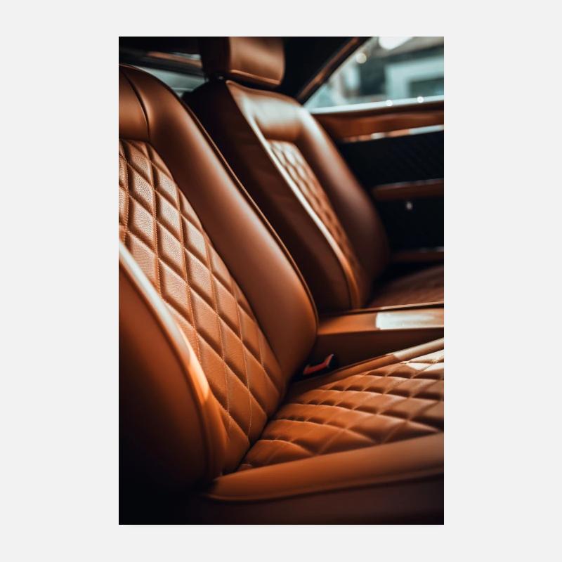 Brown rear bench Poster 8" x 12" (20x30 cm)