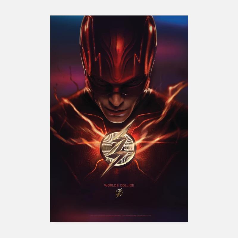 The Flash Poster Avec Logo Poster 20 x 30 cm