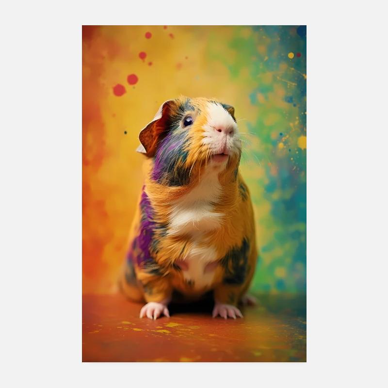 Animaux cochons d’Inde Poster 20 x 30 cm