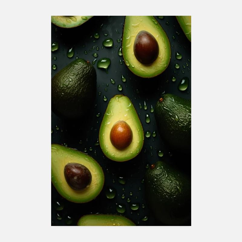 Avocats Poster 20 x 30 cm