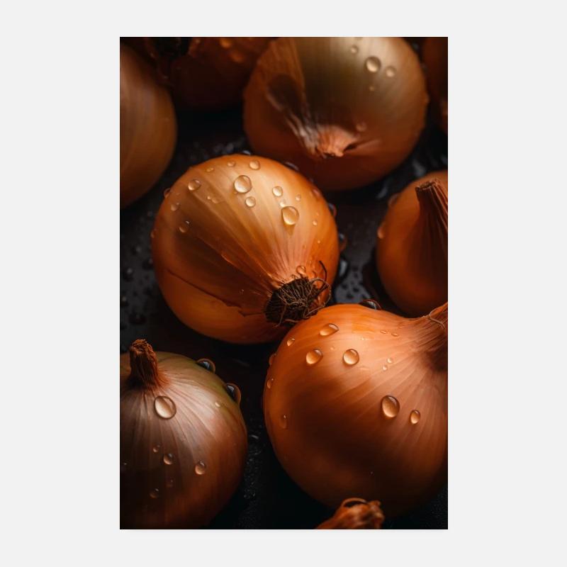 Oignons Poster 20 x 30 cm