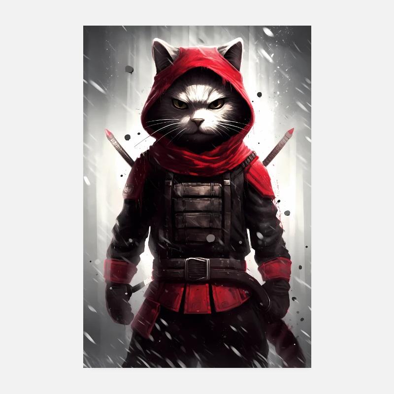 Cat Cat Lover Cat Owner Kitten Poster 8" x 12" (20x30 cm)
