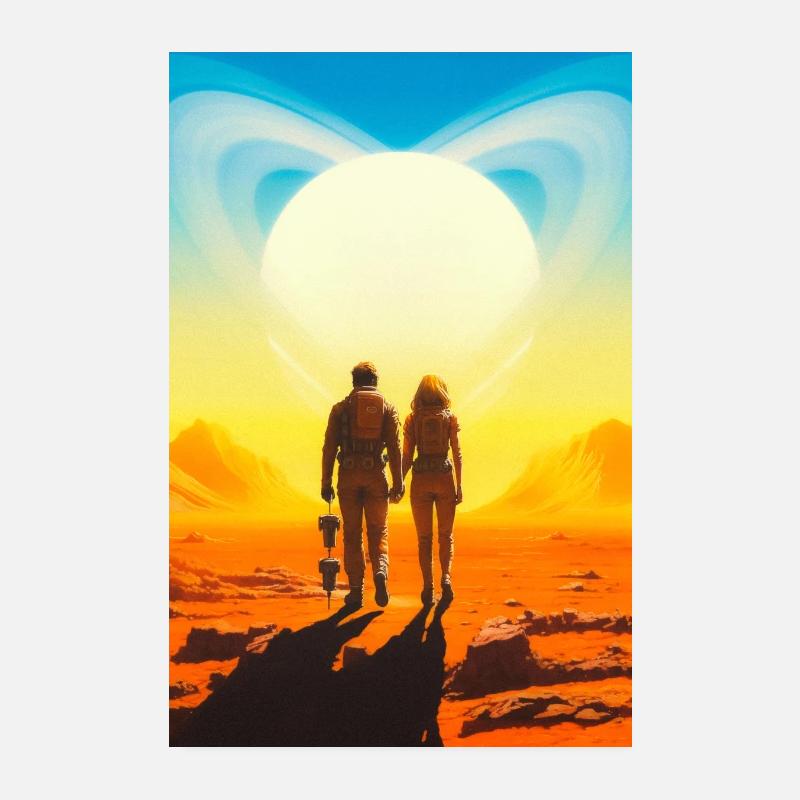 Amour de Saturne Poster 20 x 30 cm