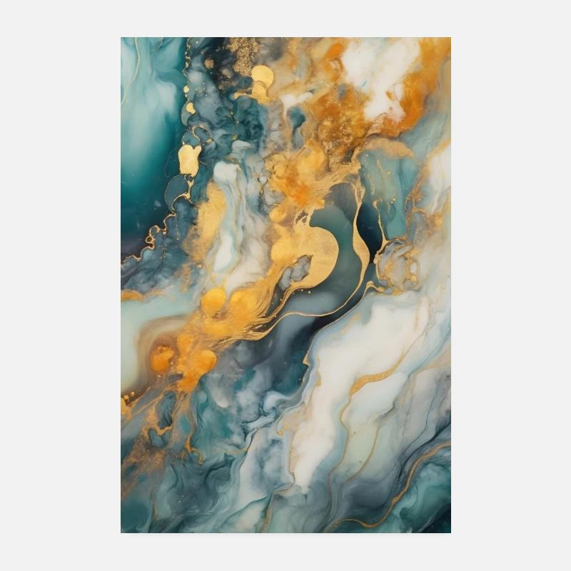 Marmor Naturstein Textur Poster 20x30 cm