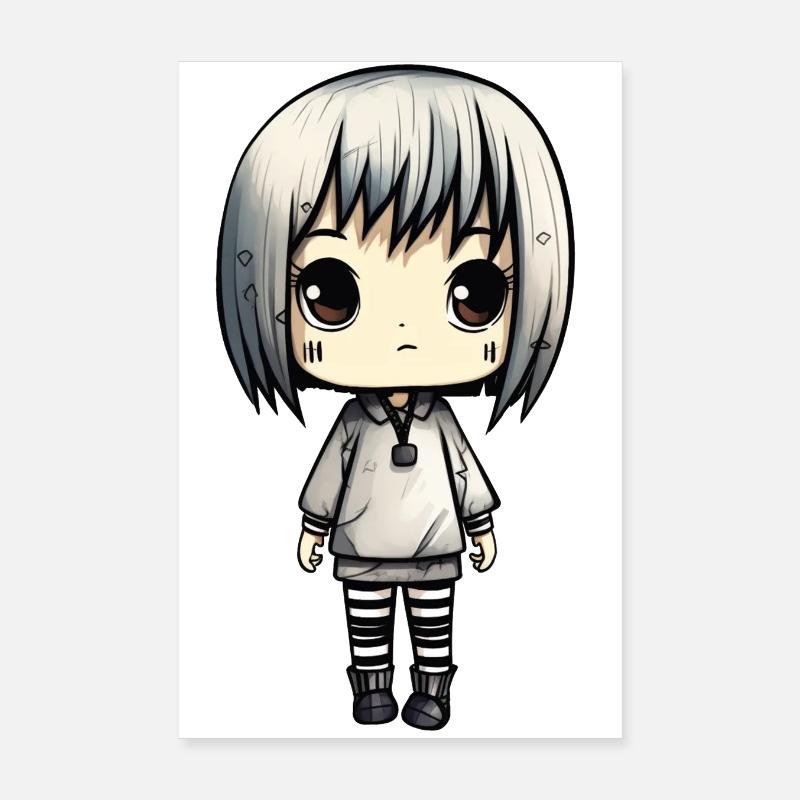 Manga Giappone Disegno Poster 20x30 cm