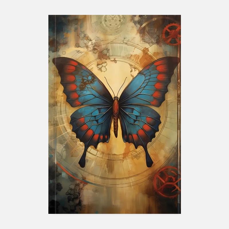 Papillon Monarque Papillon Papillons colorés Poster 20 x 30 cm
