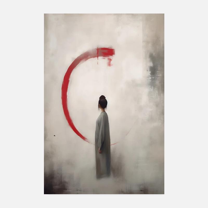 Mrs. Ghost Blood Poster 8" x 12" (20x30 cm)