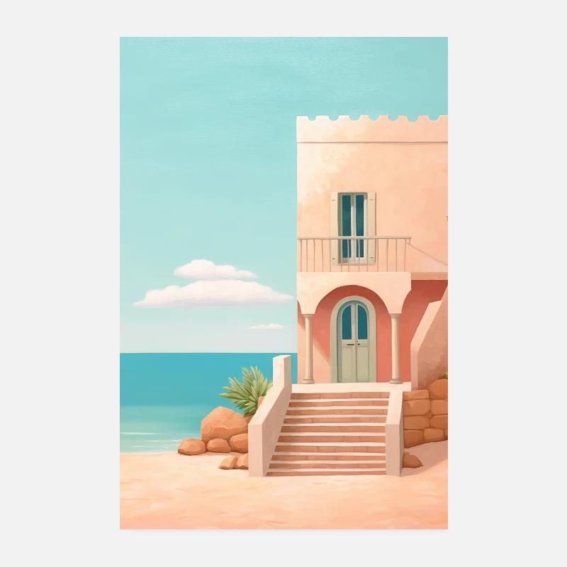 The Beach House Poster 20x30 cm