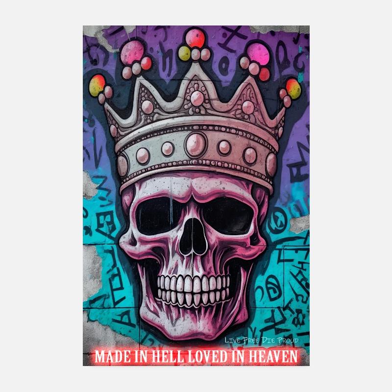 TOTENKOPF MADE IN HELL LOVED IN HEAVEN (2) Poster 20x30 cm