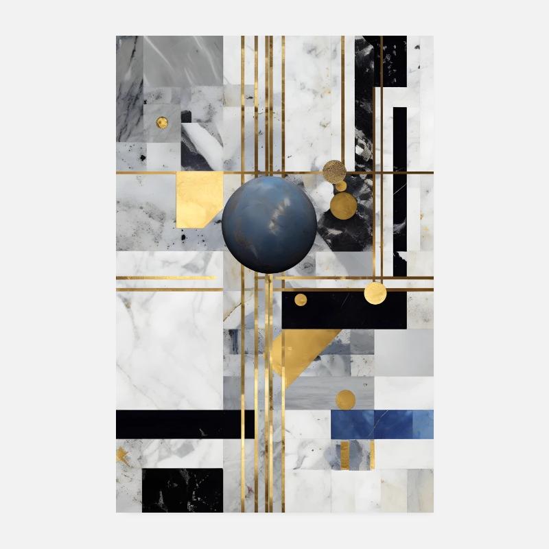 Marble Natural Stone Texture Poster 8" x 12" (20x30 cm)