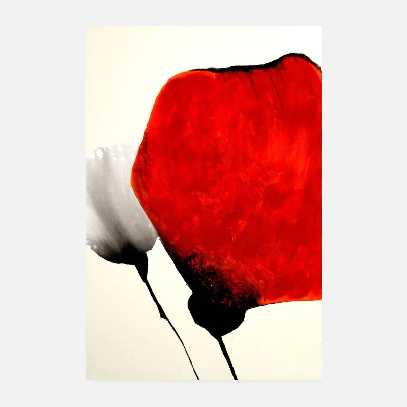 Mohnblume Poster 20x30 cm