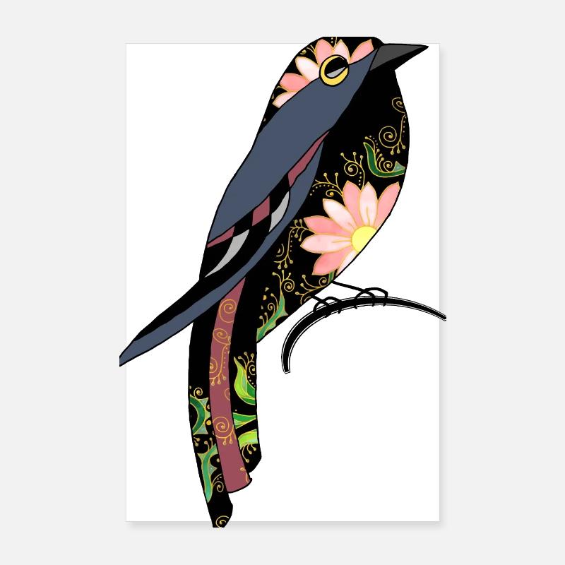 Vogel Poster 20x30 cm