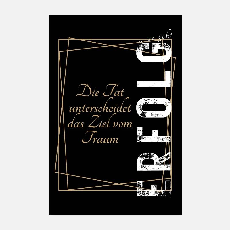 POSITIVE EINSTELLUNG MINDSET Motivation Poster 20x30 cm
