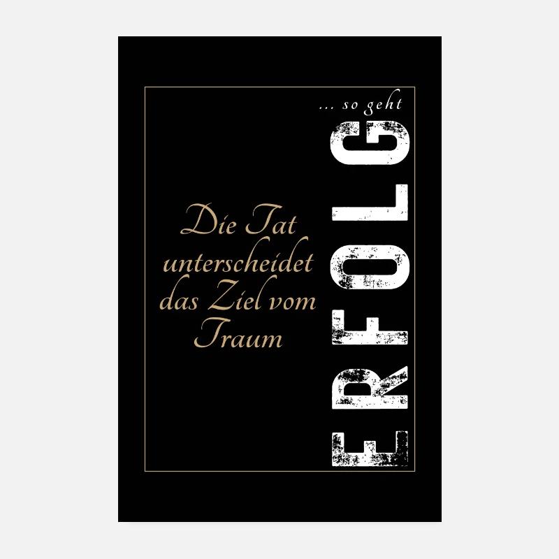 POSITIVE EINSTELLUNG MINDSET Motivation Poster 20x30 cm