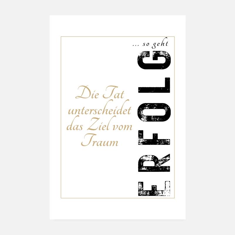 POSITIVE EINSTELLUNG MINDSET Motivation Poster 20x30 cm