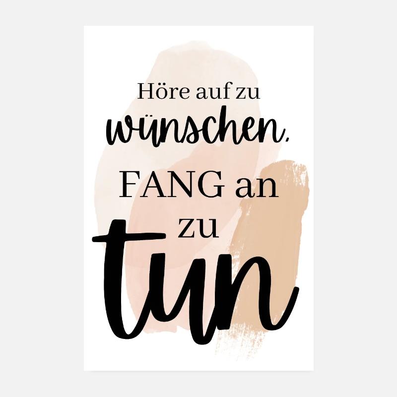 POSITIVE EINSTELLUNG MINDSET Motivation Poster 20x30 cm
