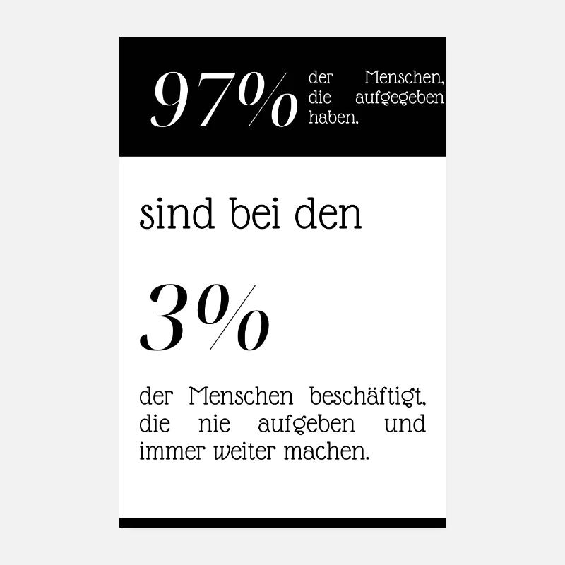 POSITIVE EINSTELLUNG MINDSET Motivation Poster 20x30 cm