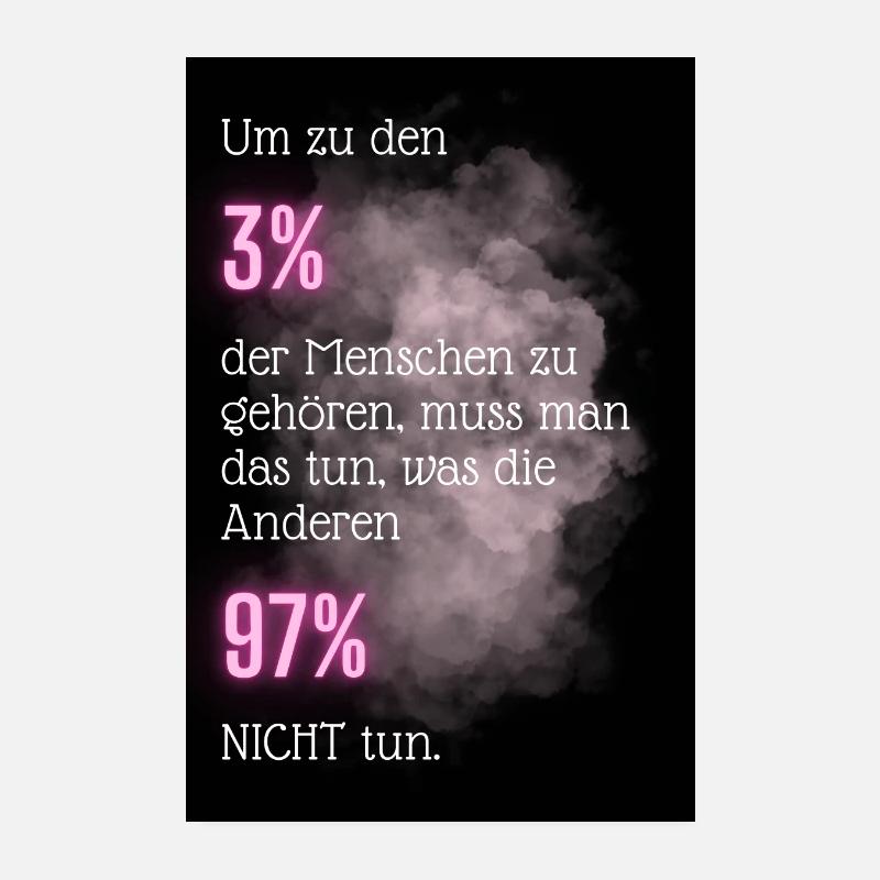 POSITIVE EINSTELLUNG MINDSET Motivation Poster 20x30 cm