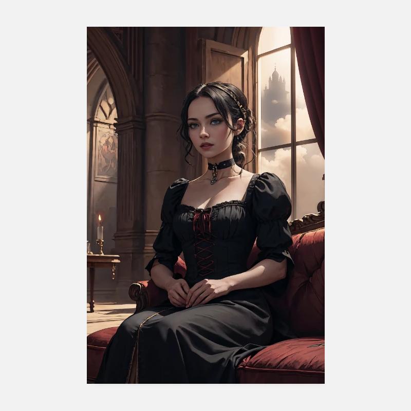 Fille victorienne Poster 20 x 30 cm