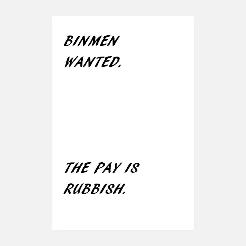 BINMEN Poster 8" x 12" (20x30 cm)