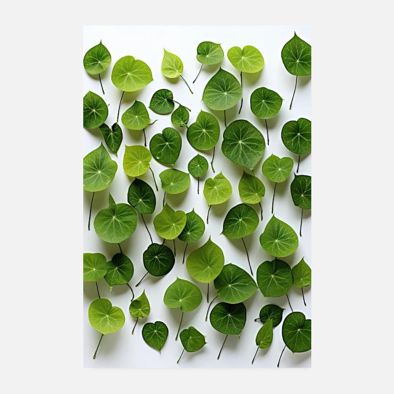 Poster mit Blättern - Natur in Ihrem Zuhause! Poster 20x30 cm