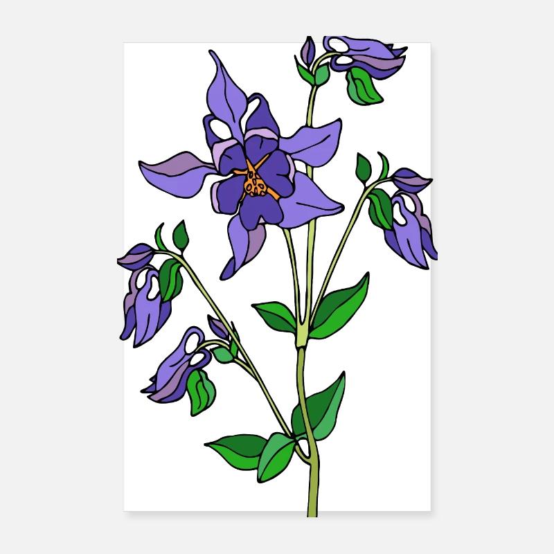 Fleur Poster 20 x 30 cm